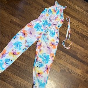 Marilyn Monroe floral jumpsuit